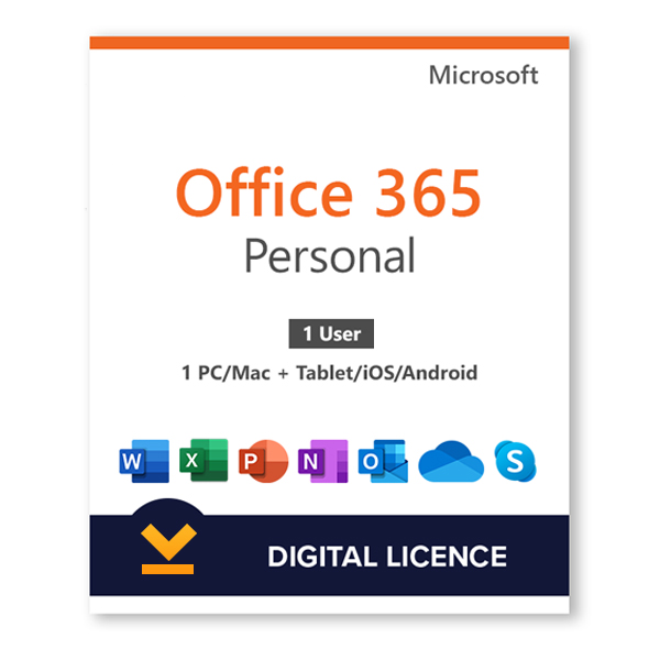 Office 365 Personal | 5 Dispositivos 1 TB De Almacenamiento